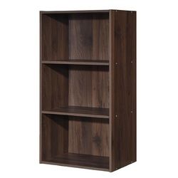 3 Open Shelf Bookcase Modern Storage Display Cabinet