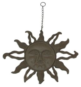 Large Cast Iron Hanging Sun Face