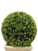 23" Ball Topiary in Square Pot, Artificial Faux Plant for indoor and outdoor