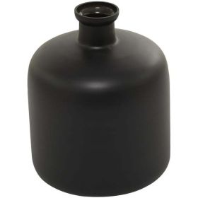 The Novogratz 12" Black Glass Vase