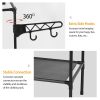 Garment Racks For Hanging Clothes, Freestanding Closet Wardrobe 66x42x14in, Clothing Shoe Organizer With 6 Shelves For Bedroom