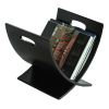 Oceanstar Contemporary Espresso Finish Wooden Magazine Rack M1170